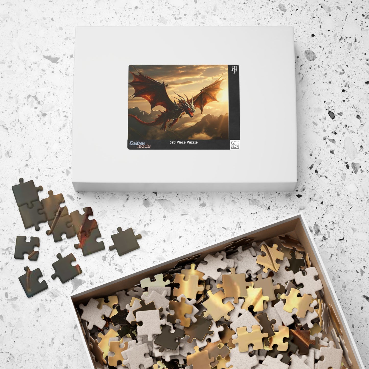 Epic Dragon flight Puzzle (110, 252, 520, 1014-piece)