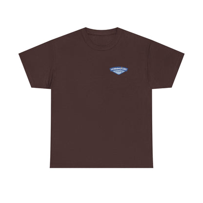 Horningford Creamery Unisex Heavy Cotton Tee - Farm Fresh Design with Cow Graphic
