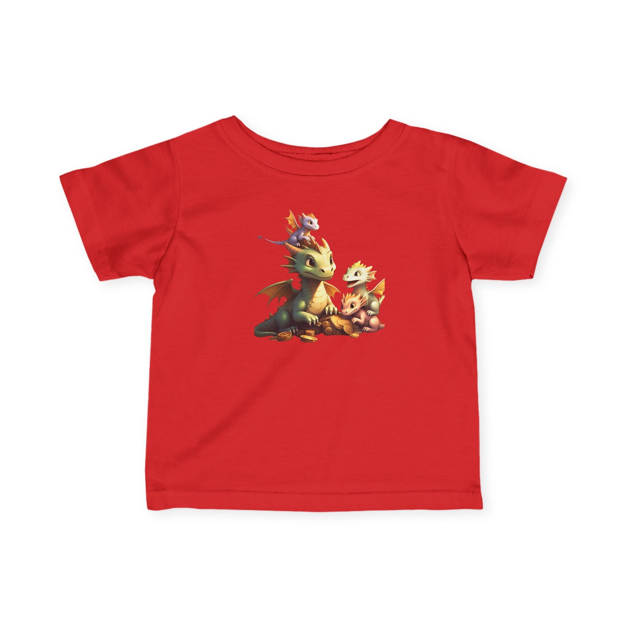 Whimsical Dragon Infant T-Shirt | Cute Baby Tee for Adventurous Kids