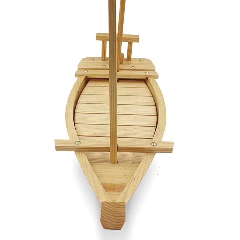 Bamboo wooden dragon boat