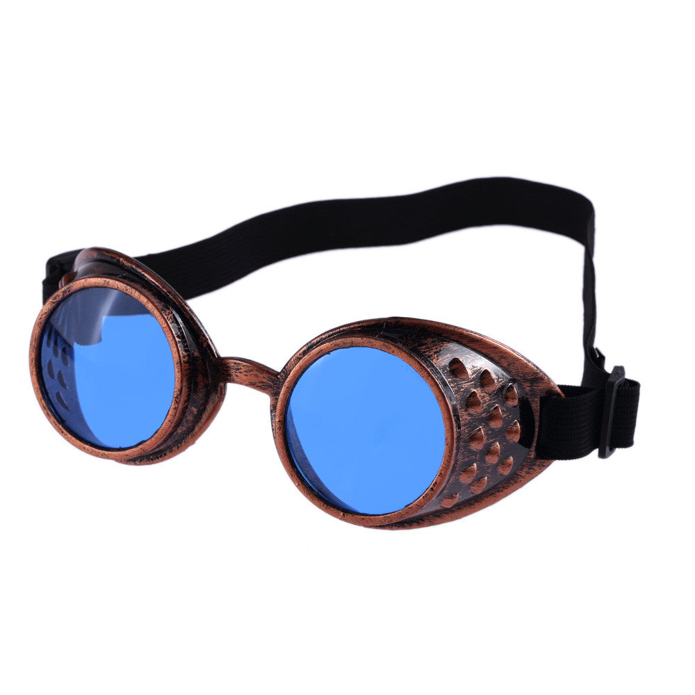 Steampunk goggles night club pirate king glasses