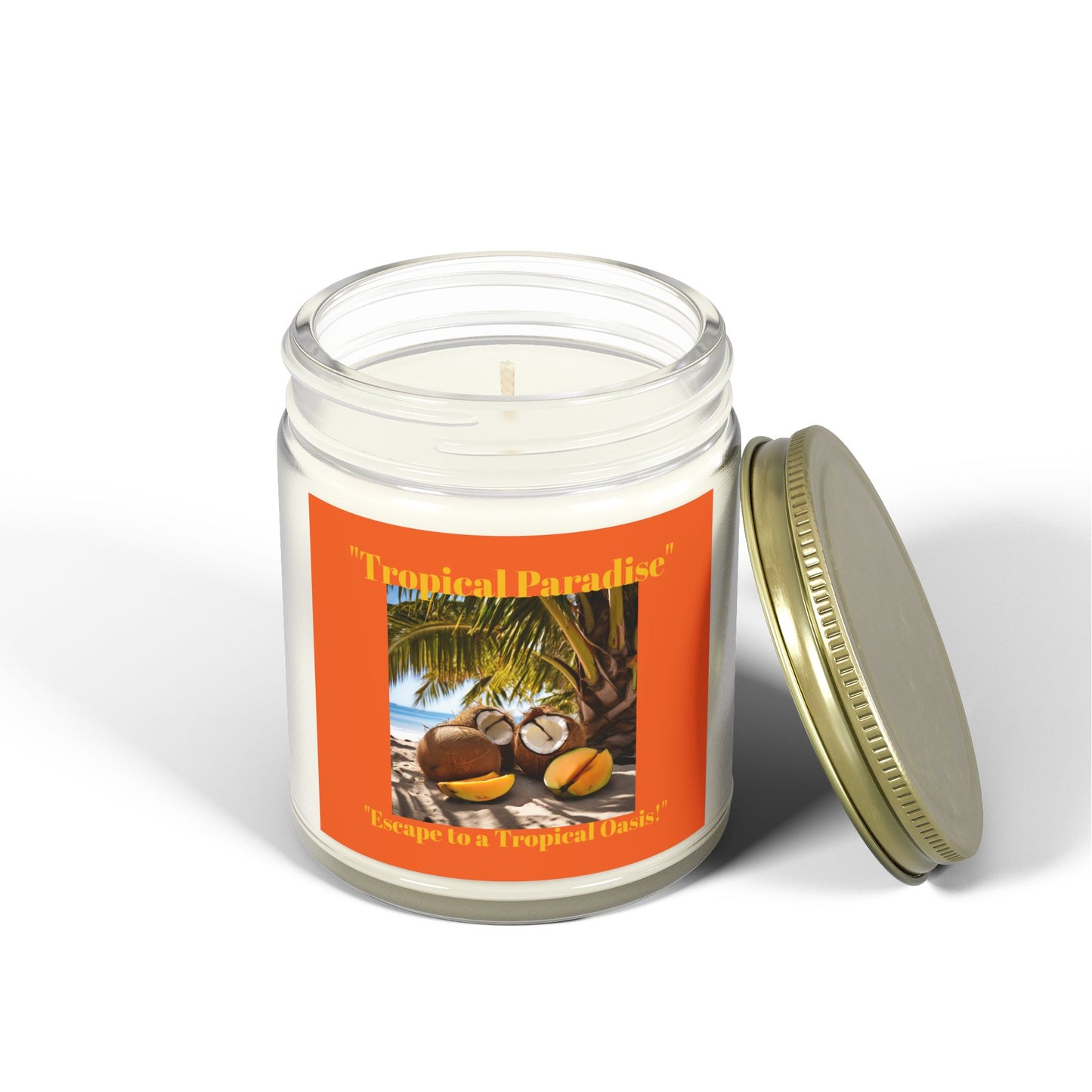 Scented Candles, Coconut Apricot Wax (4oz, 9oz)