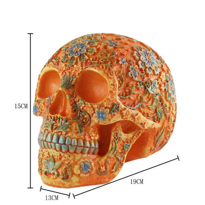 Resin skull decoration model