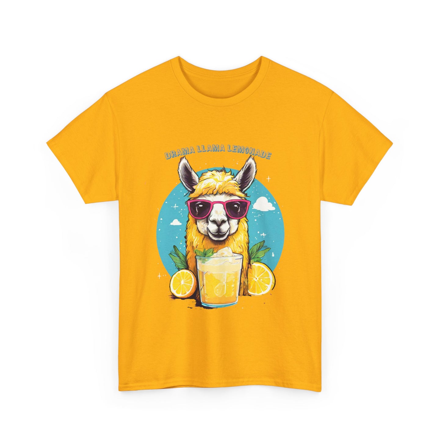 Drama Llama Lemonade Unisex Heavy Cotton Tee