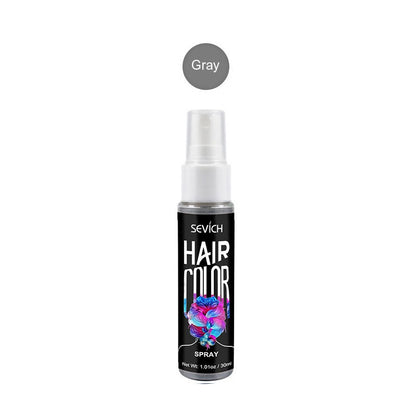 Disposable hair dye spray quick temporary dye