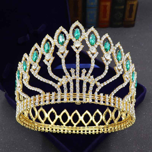 Baroque Rhinestone High-end Crown Headdress Wedding Dress Accessories