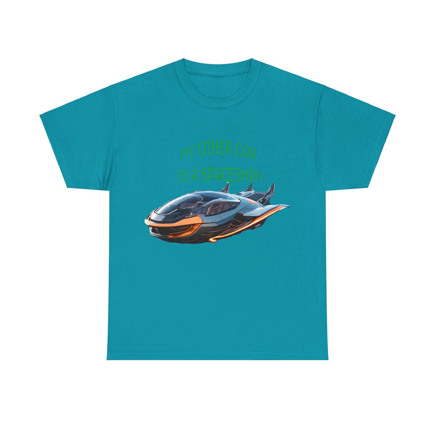 My Other Car Is A Spaceship Unisex Heavy Cotton Tee