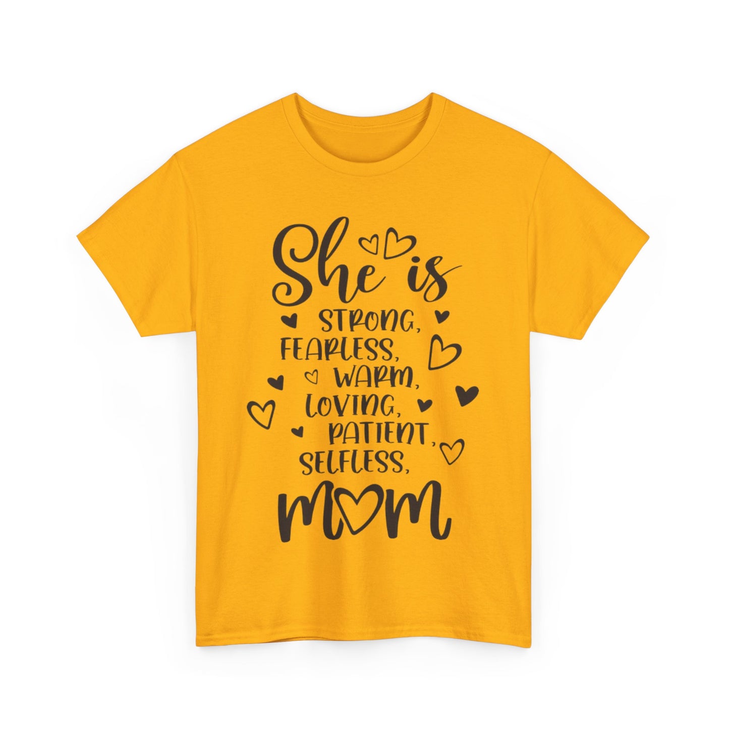 She is mom Unisex Heavy Cotton Tee