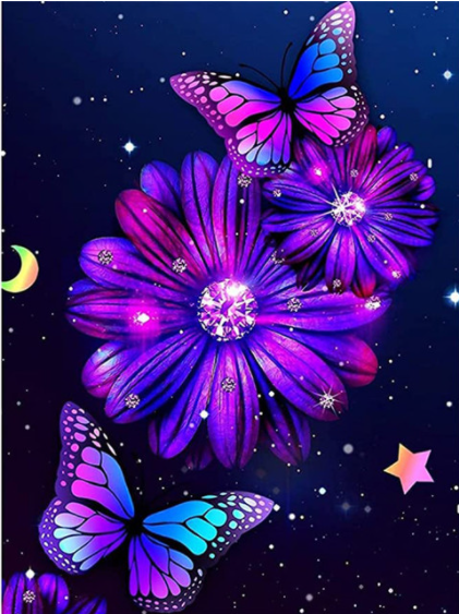 Butterfly Theme Diamond Painting Kit