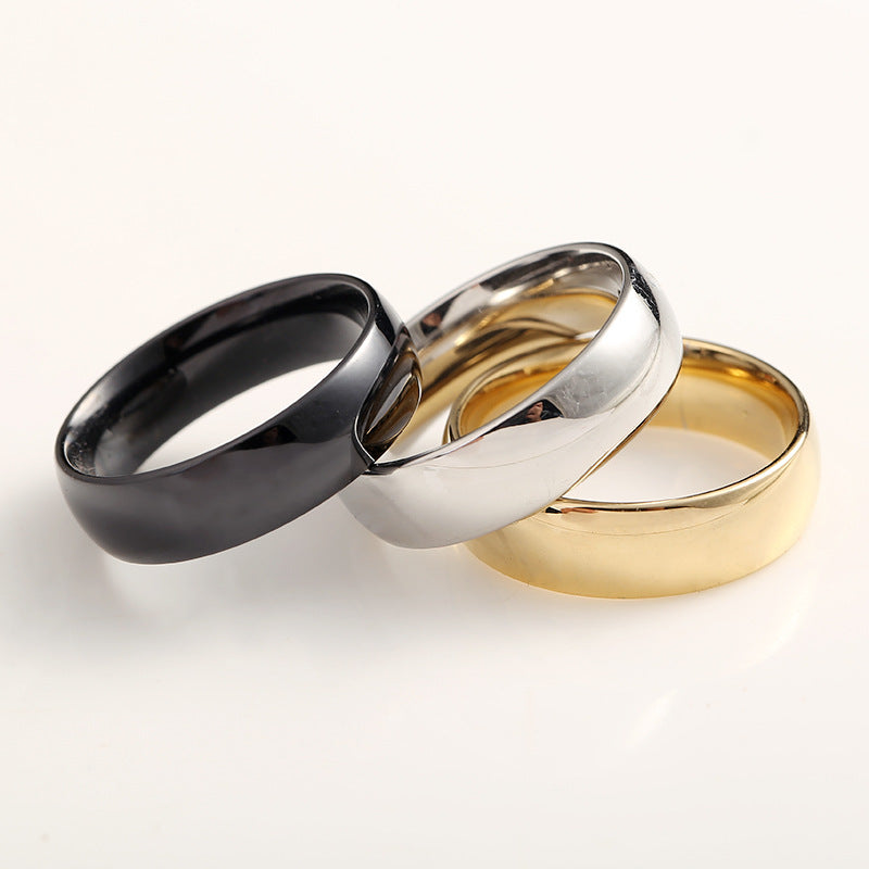 Personality Inner And Outer Glow Ring For Men And Women