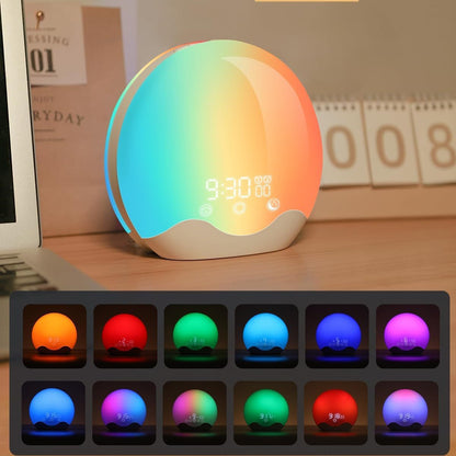 LED Electronic Time Alarm Clock Wake-up Light