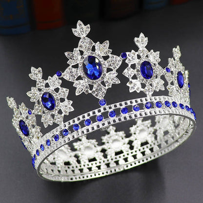 Wedding Headdress Crown Alloy Rhinestone-encrusted Baroque Hair Accessories