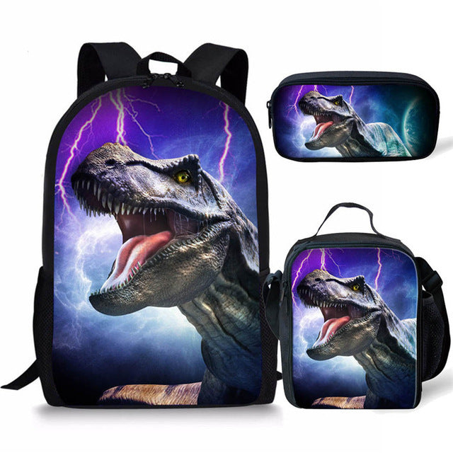 Backpack Dinosaur Schoolbag Children's Meal Bag