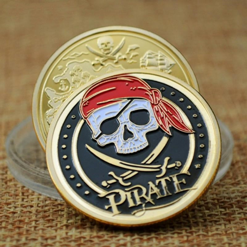 Metal Relief Pirate Commemorative Coin