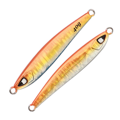 Luminescent colored artificial fishing lure