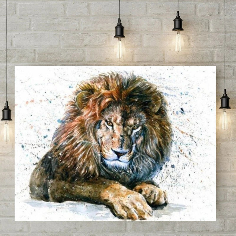 Lion Diamond Painting