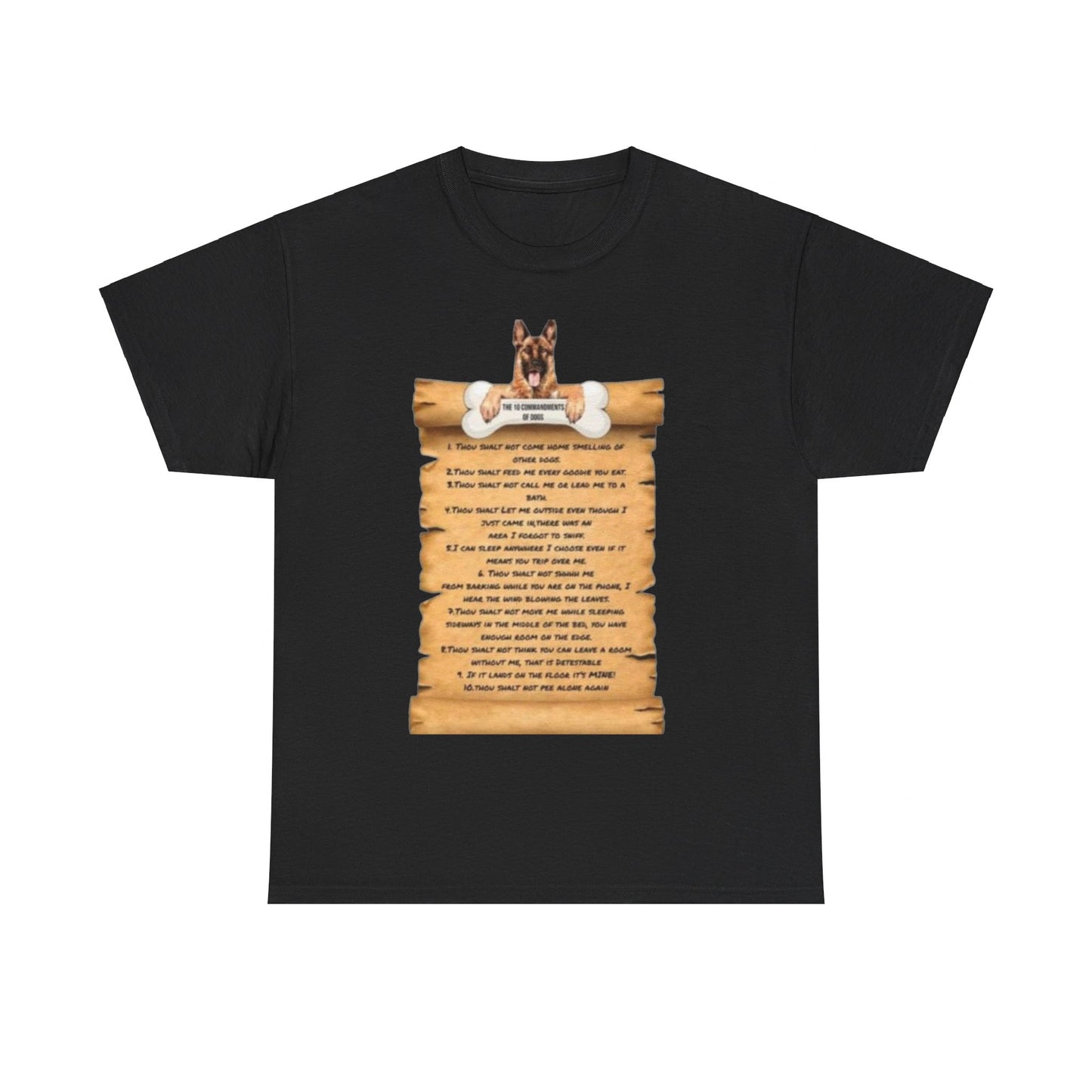 10 commandments Of A Cat Unisex Heavy Cotton Tee