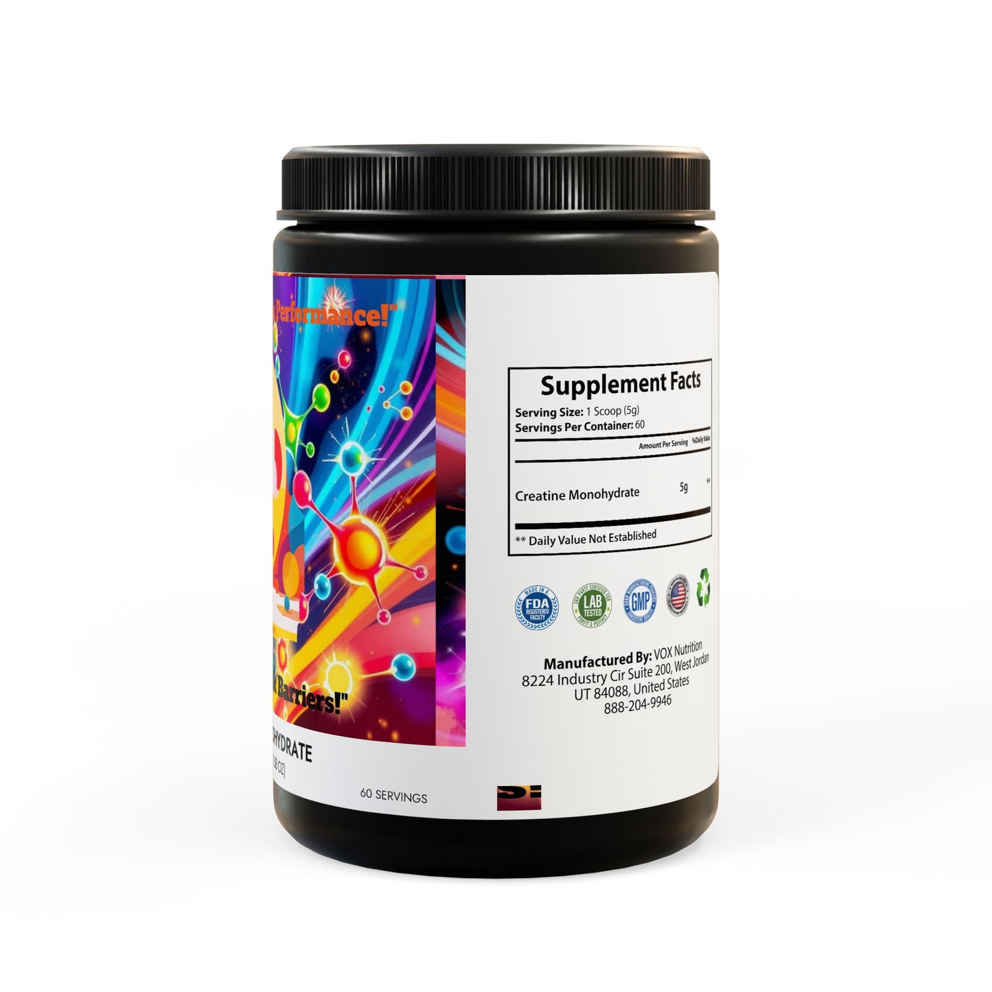 Creatine Monohydrate Supplement (300g, 10.58oz)