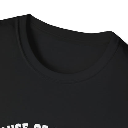 My haunted attraction T shirt because of inflation T-Shirt, Halloween Tee, Unisex Graphic Shirt, Ghostly Apparel, Fun Casual Wear, Perfect for Fall Celebrations