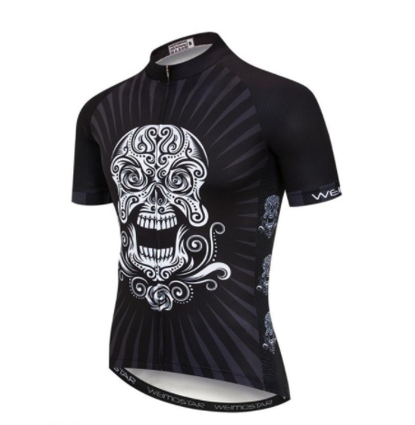 Weimostar skull jersey men's pirate jersey