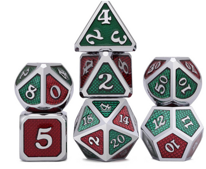 Metal game dice