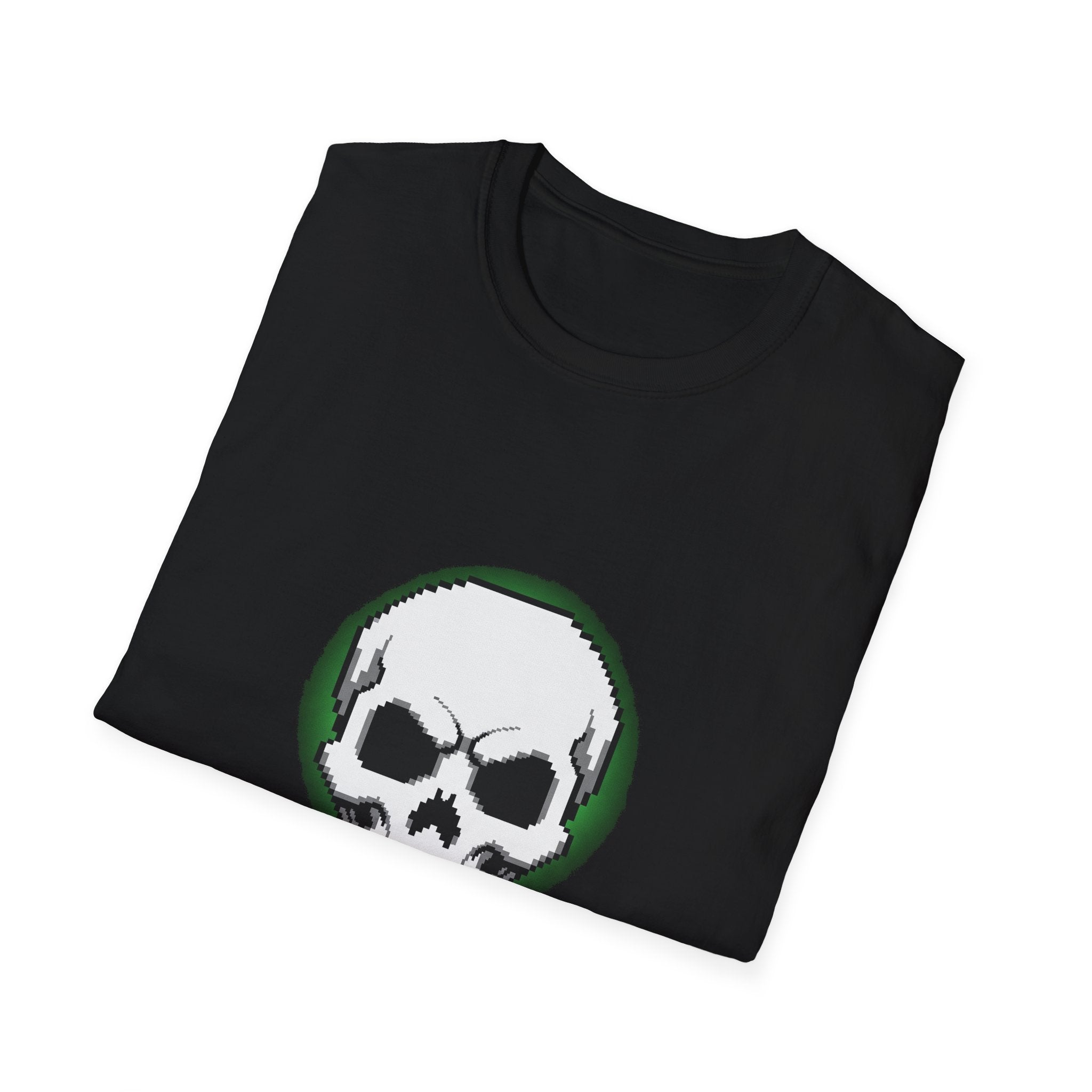 Funny Skull Graphic All My Files Are Ghosts Unisex T-Shirt, Gamer Shirt, Halloween Gift, Tech Humor Tee, Geeky Apparel, Casual Wear