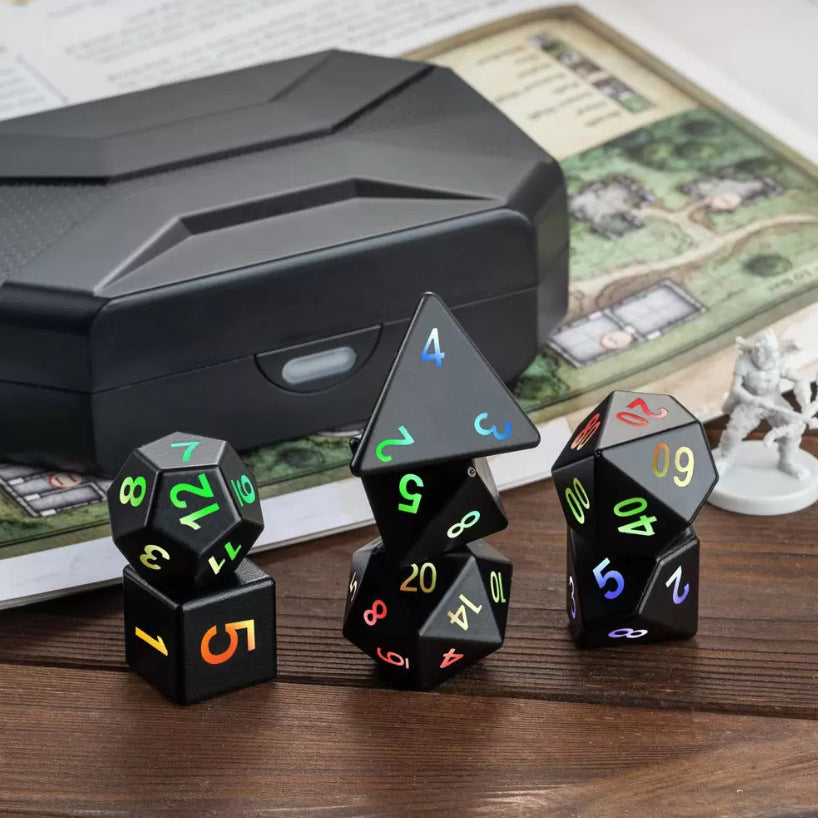 Colorful Multi-faceted Electronic Toy Glowing Dice