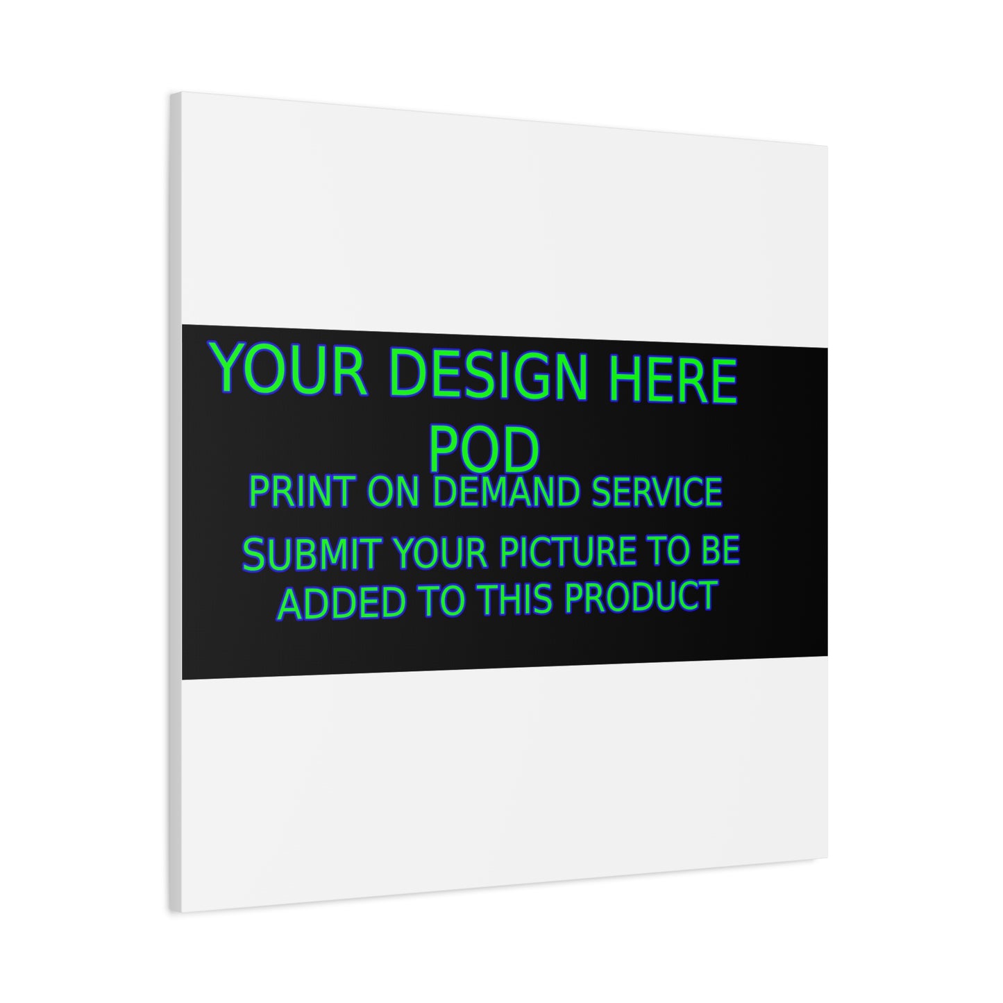 Custom Matte Canvas Print - Create Your Design