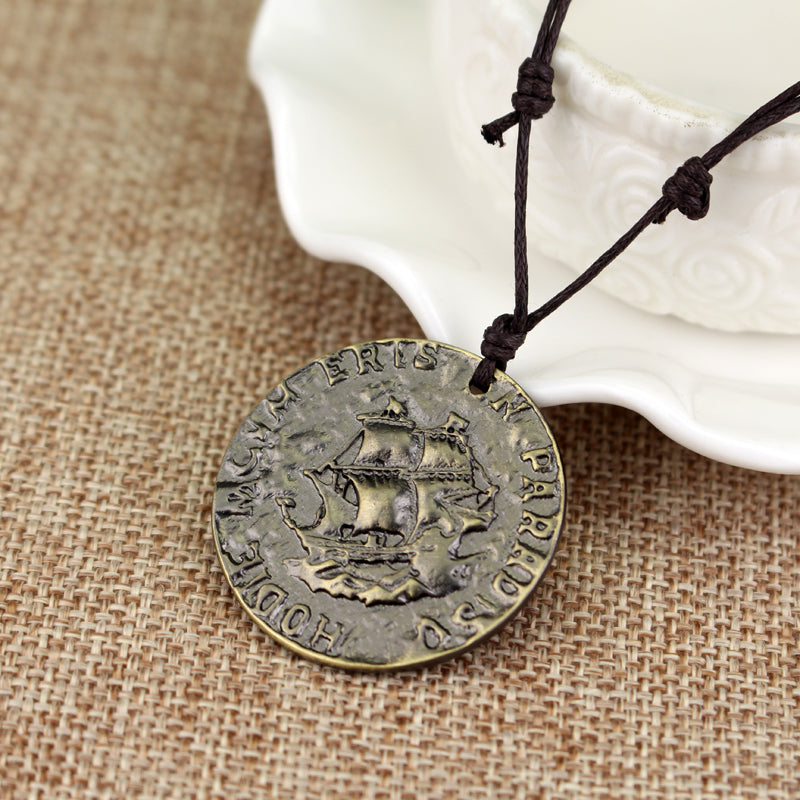 Pirate Gold Coin Necklace