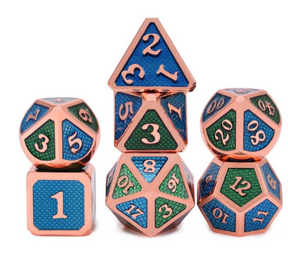 Metal game dice