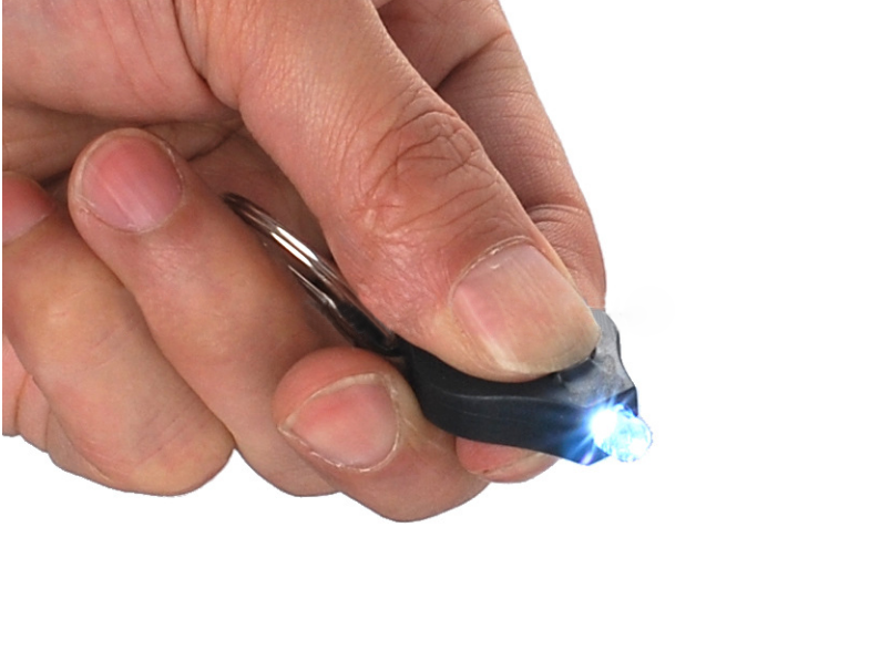 Small Flashlight Key Ring