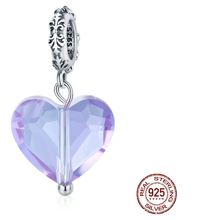 S925 Sterling Silver Fairy Tale Romantic Love Pendant