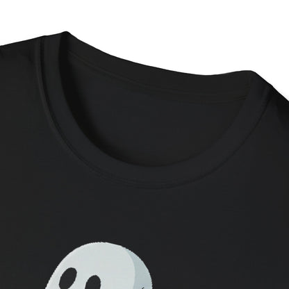 Spooky Pizza T-Shirt, Cute Halloween Shirt, Ghost Graphic Tee, Unisex Casual Wear, Gifts for Halloween Lovers