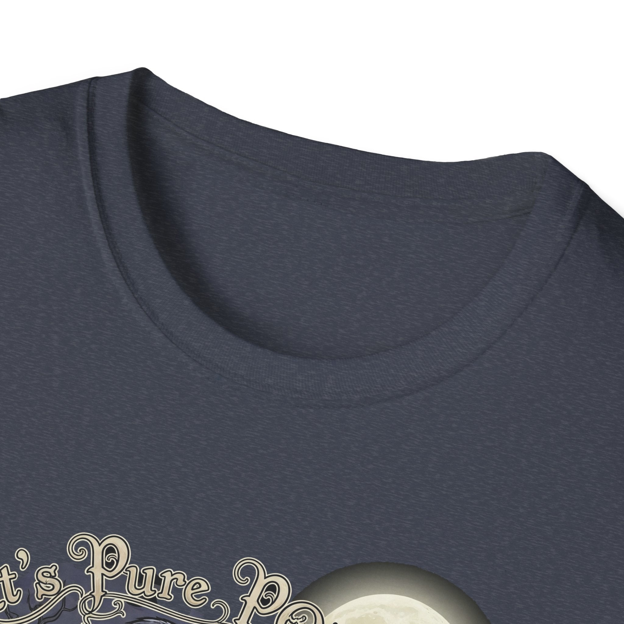 Gothic Its Pure POEtry  Graphic T-Shirt, Unisex Softstyle Tee for Halloween, Horror Fans, Casual Wear, Gift for Occasions