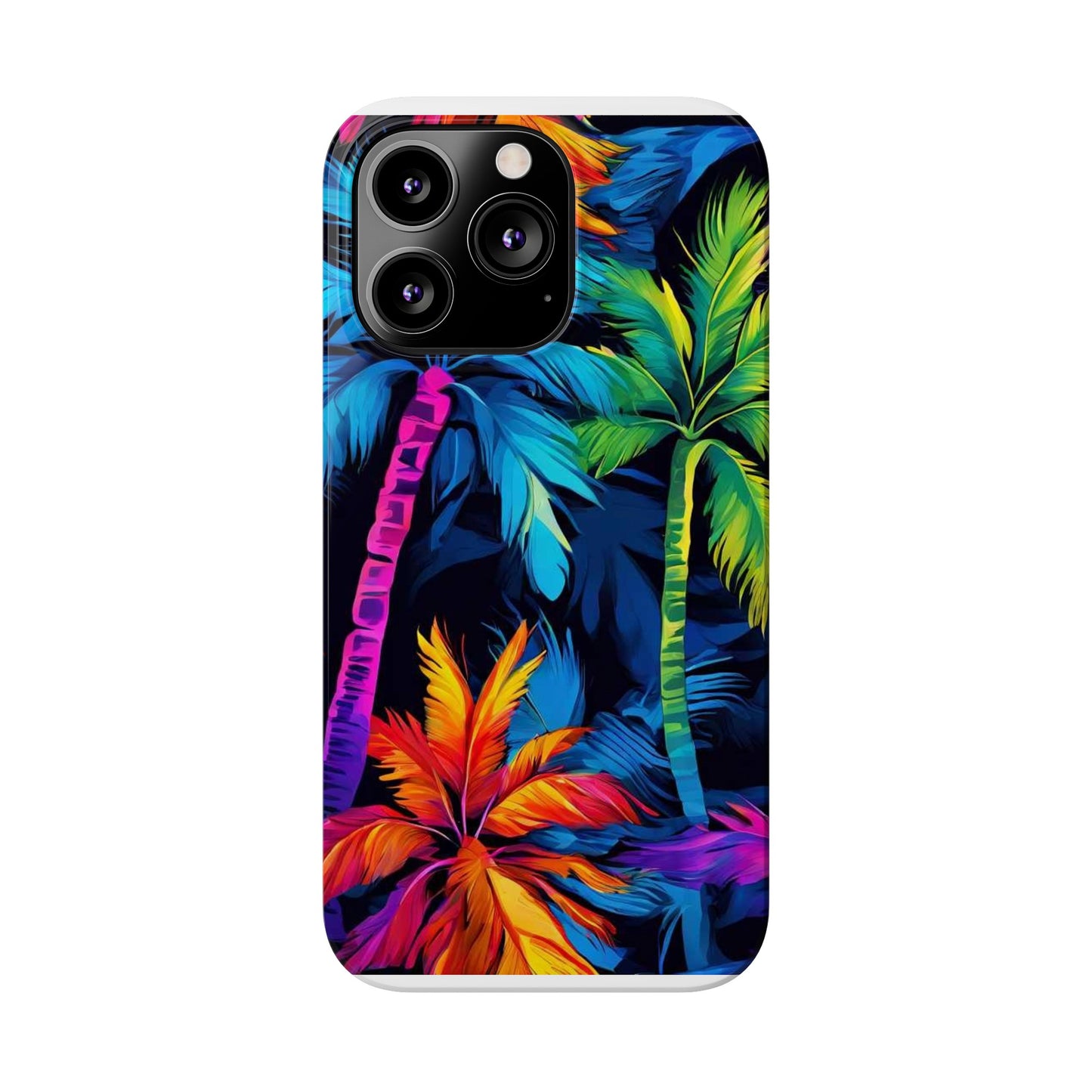 Dark Palm Slim Phone Cases