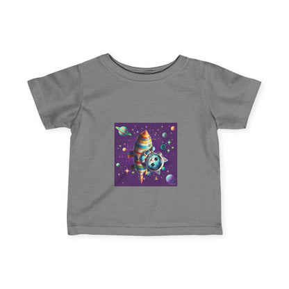 Cute Space-Themed Infant Tee - Adorable Baby Shirt for Young Explorers