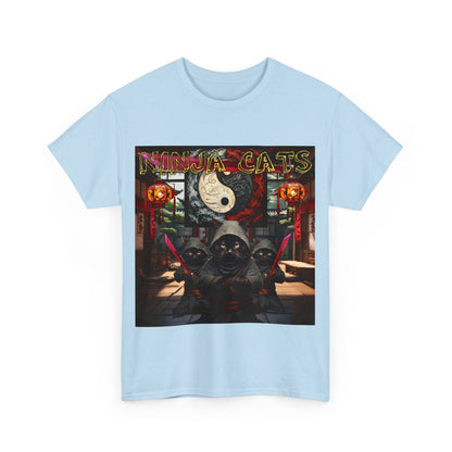 Ninja Cats Unisex Heavy Cotton Tee