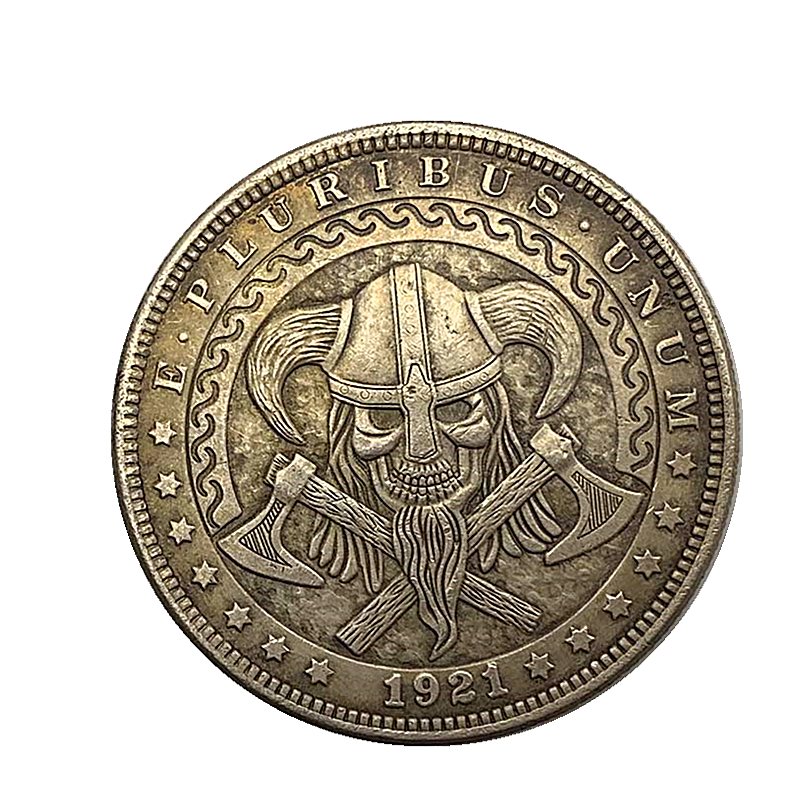 Skull Pirate Relief Commemorative Coin