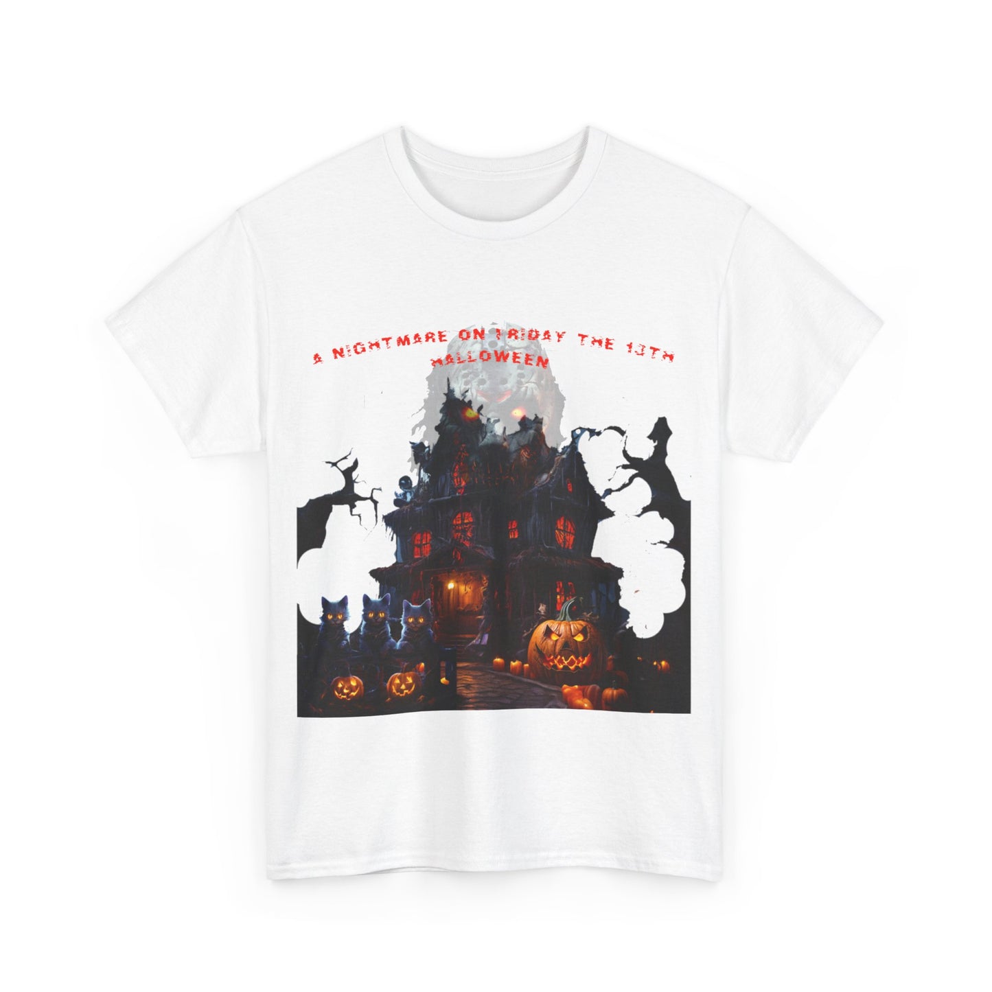 A Nightmare On Friday The 13th Halloween Unisex Heavy Cotton Tee