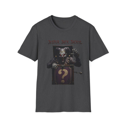 Jester Jack Jackyl Creepy Clown Graphic T-Shirt, Perfect for Halloween, Horror Fans, Scary Movie Night, Unisex Gift, Fun Adult Apparel