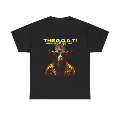 The G.O.A.T Greatest Of All Time submit custom order to add your name!   Unisex Heavy Cotton Tee