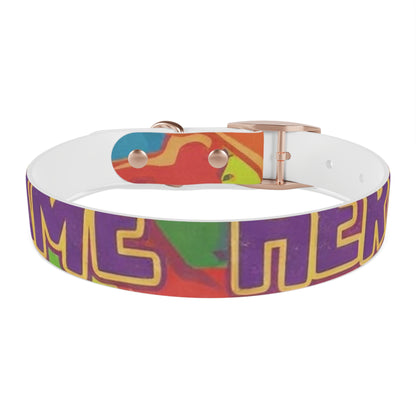 Vibrant Rainbow Dog Collar - Colorful Pet Accessory for Any Occasion