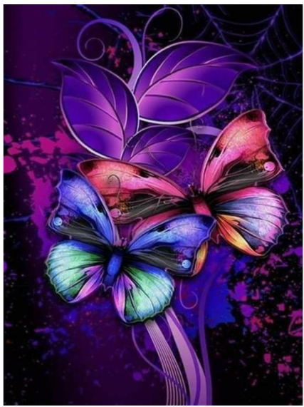 Butterfly Theme Diamond Painting Kit