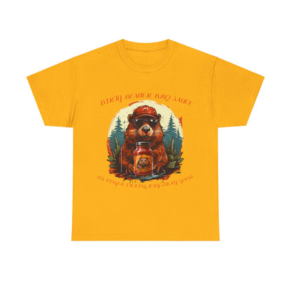 Dirty Beaver BBQ Sauce Unisex Heavy Cotton Tee