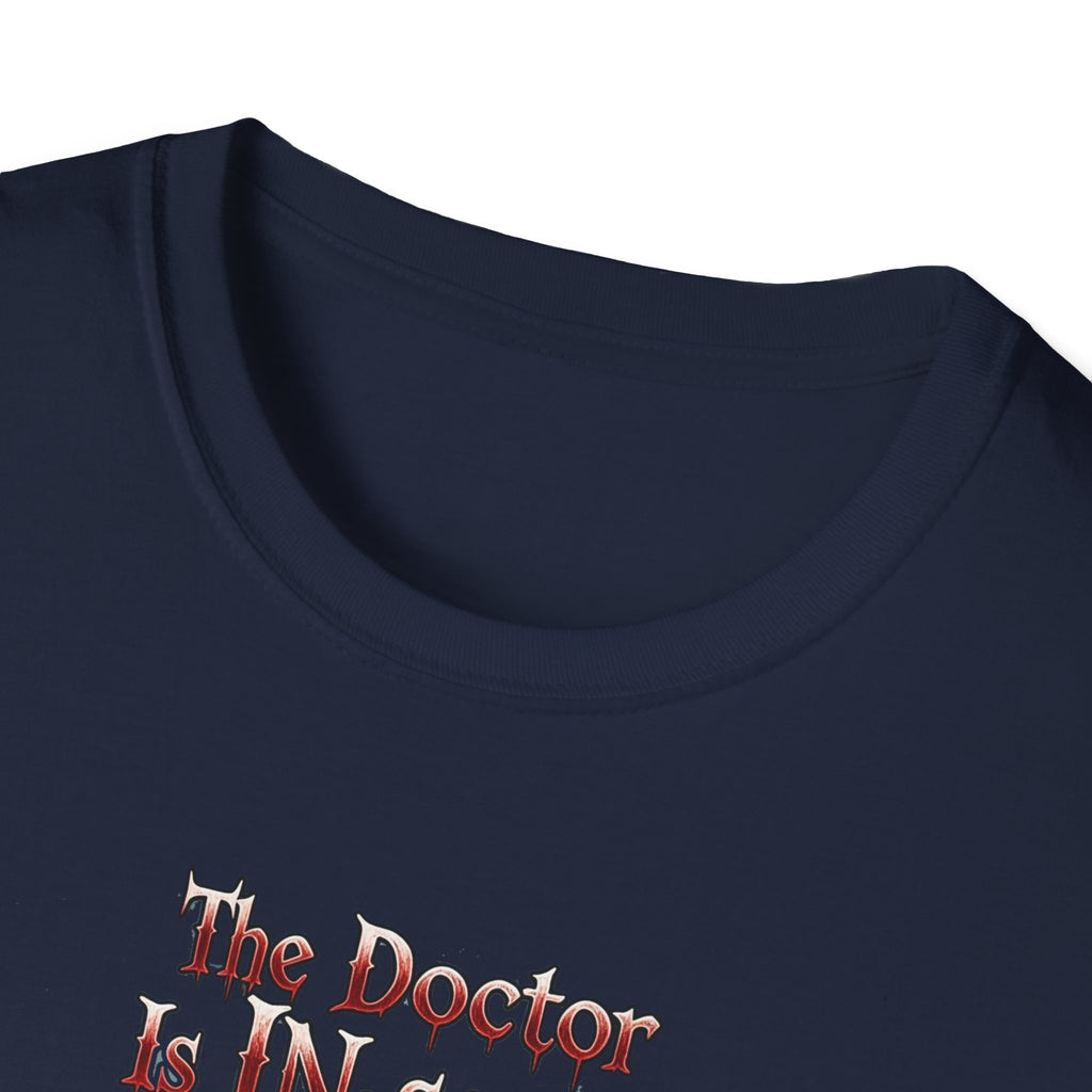 Gothic Plague In-sane Doctor T-Shirt, Unisex Softstyle Tee, Spooky Halloween Tee, Halloween Costume Shirt, Gift for Whovians, Dark Humor [...]