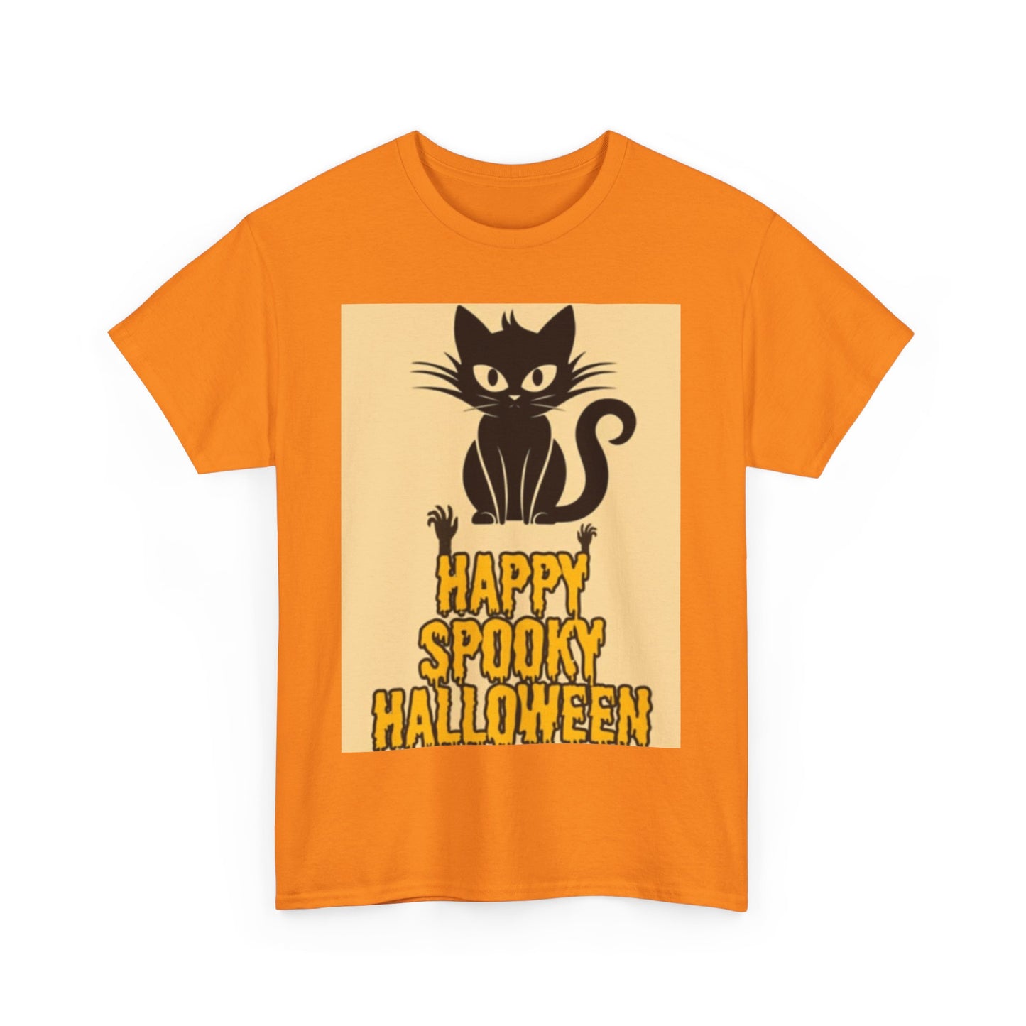 Happy Spooky Halloween Unisex Heavy Cotton Tee