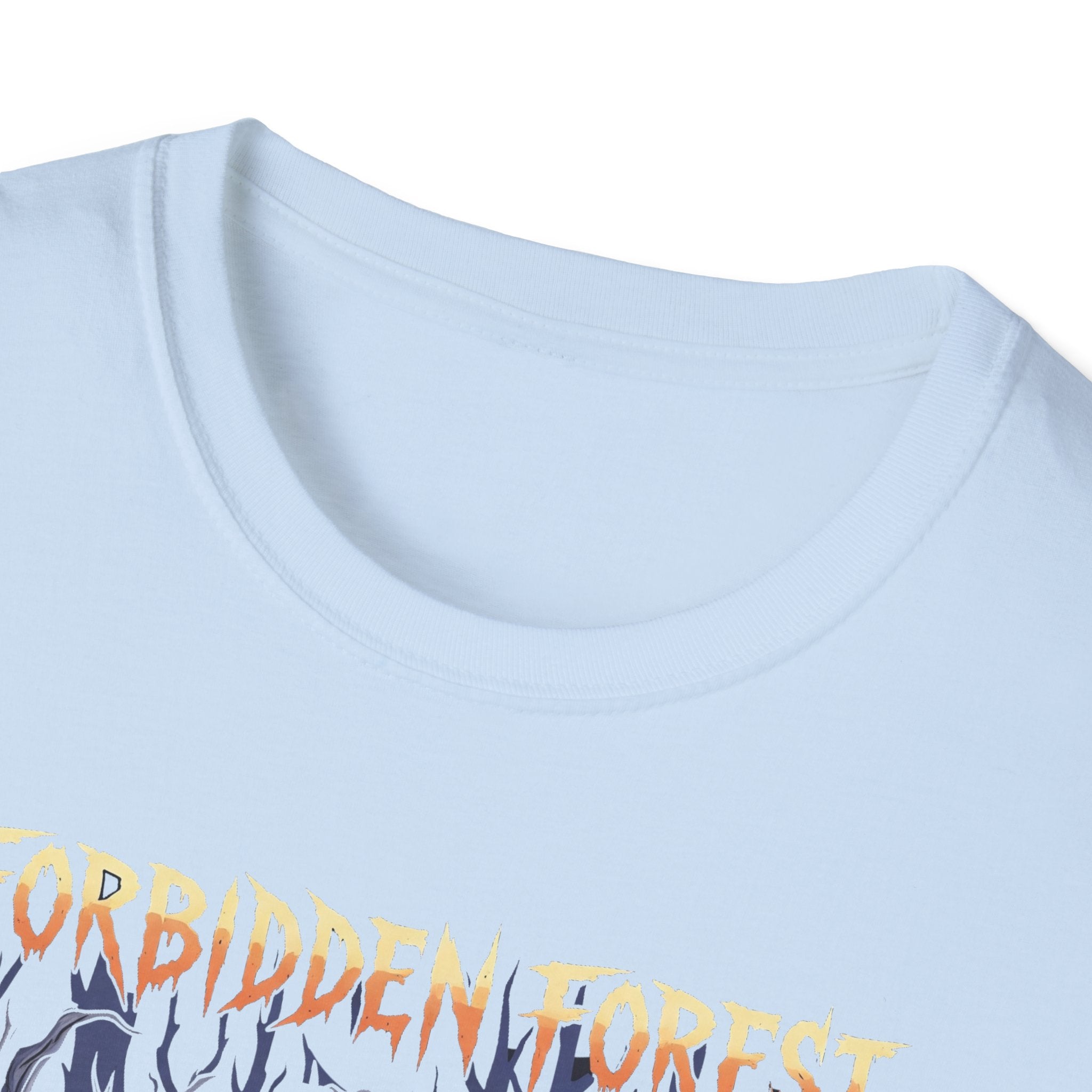 Forbidden Forest Graphic T-Shirt for Nature Lovers & Mystical Vibes, Gift for Halloween, Casual Wear, Adventure Tee, Unique Design