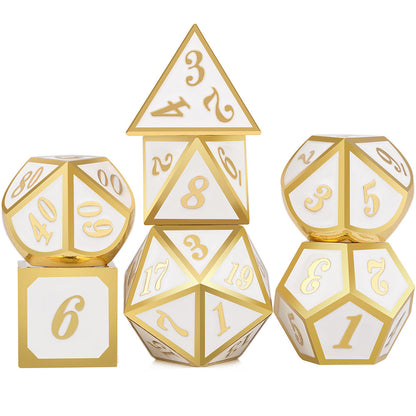 Metal game dice