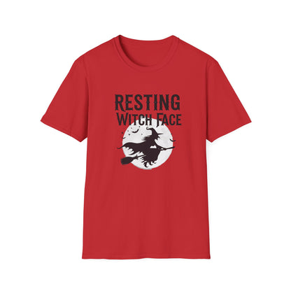 Resting Witch Face Unisex T-Shirt | Funny Halloween Tee, Gift for Witches, Witchy Apparel, Spooky Shirt, October Casual Wear
