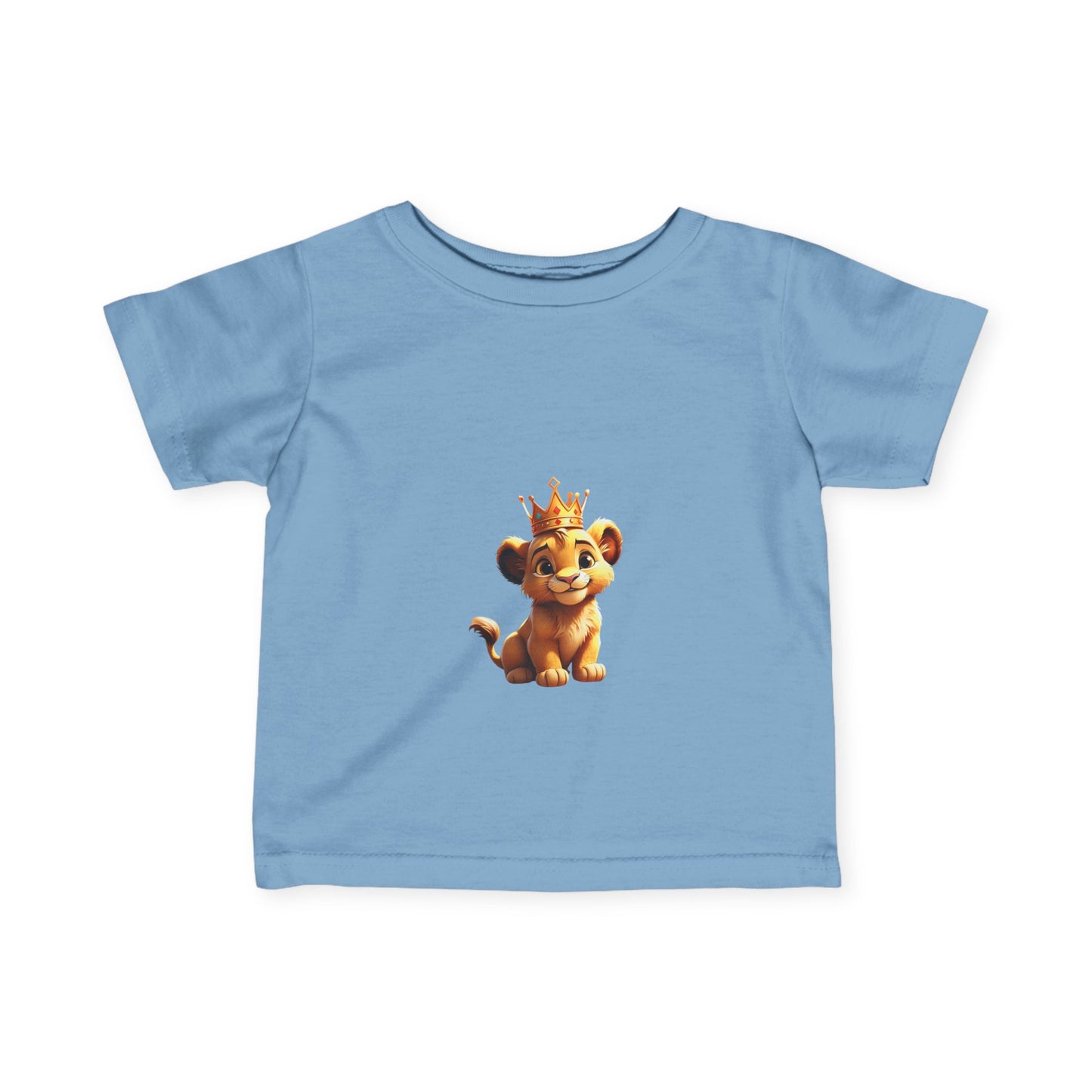 King Lion Infant Tee - Cute Baby Shirt for New Parents, Ideal Gift for Birthdays & Celebrations